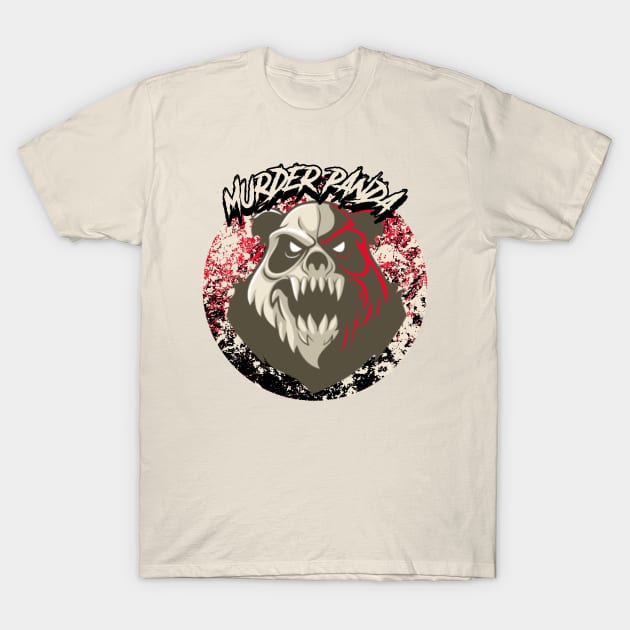 Murder Panda T-Shirt by CTJFDesigns